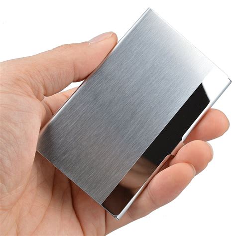 business card holder metal box|empty business card boxes.